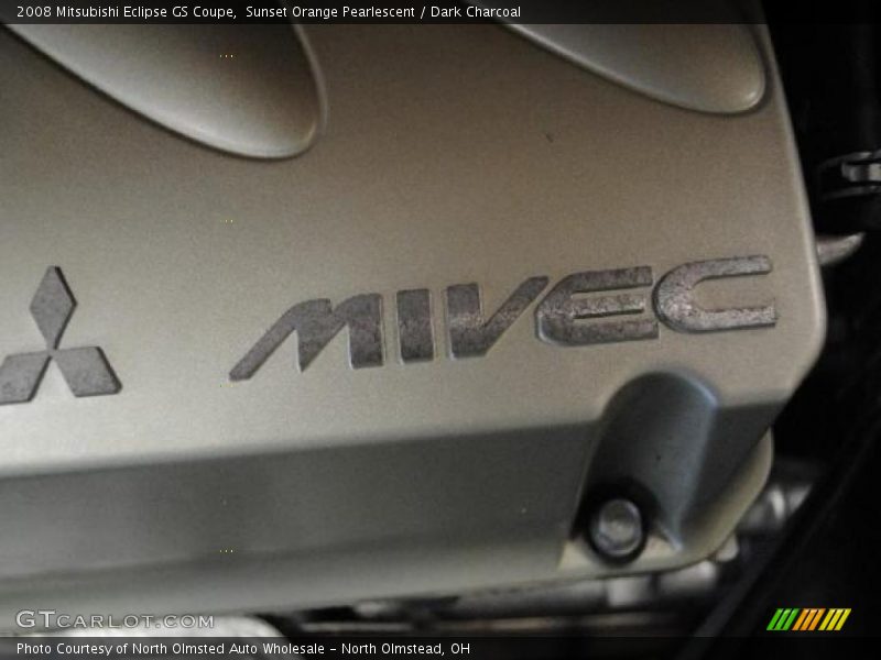 Sunset Orange Pearlescent / Dark Charcoal 2008 Mitsubishi Eclipse GS Coupe