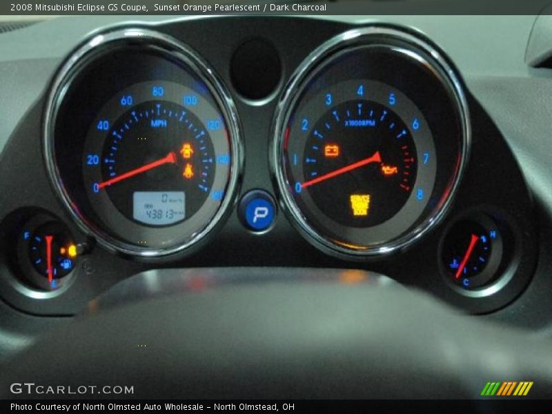 Sunset Orange Pearlescent / Dark Charcoal 2008 Mitsubishi Eclipse GS Coupe