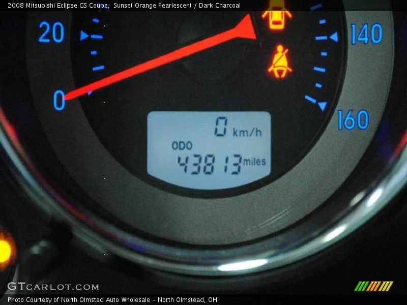 Sunset Orange Pearlescent / Dark Charcoal 2008 Mitsubishi Eclipse GS Coupe