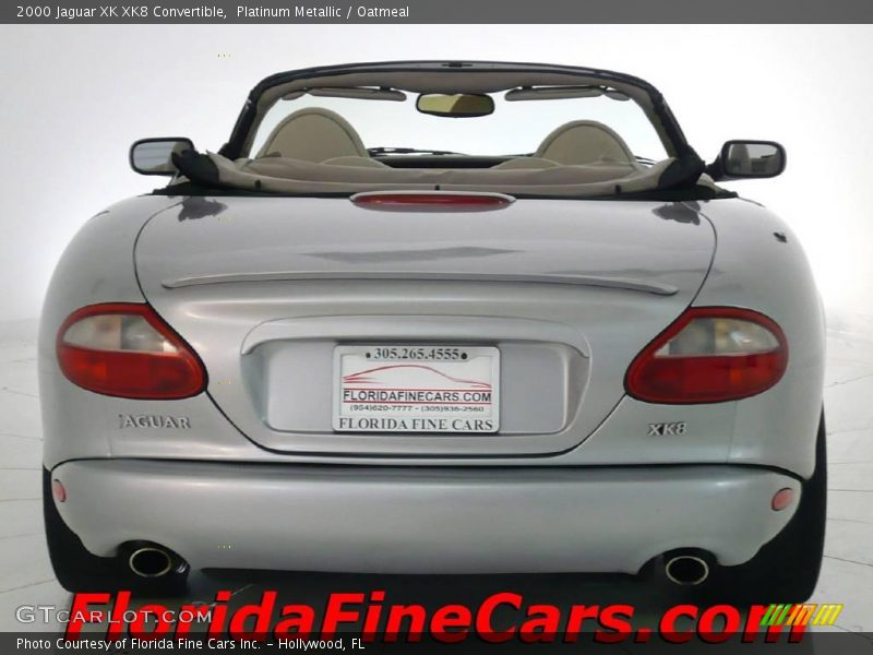 Platinum Metallic / Oatmeal 2000 Jaguar XK XK8 Convertible