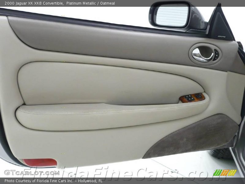 Platinum Metallic / Oatmeal 2000 Jaguar XK XK8 Convertible