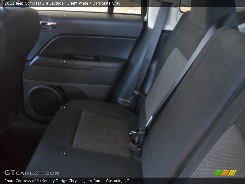 Bright White / Dark Slate Gray 2011 Jeep Compass 2.4 Latitude