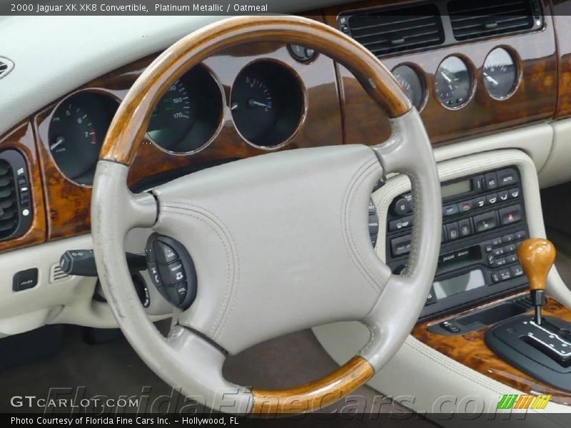 Platinum Metallic / Oatmeal 2000 Jaguar XK XK8 Convertible