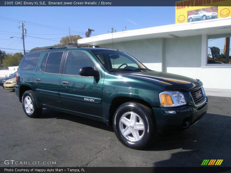 Emerald Jewel Green Metallic / Ebony 2005 GMC Envoy XL SLE