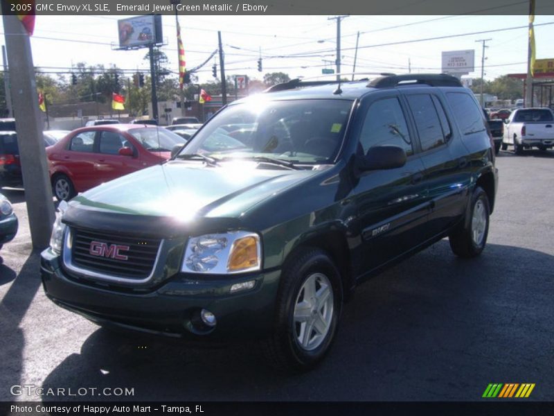 Emerald Jewel Green Metallic / Ebony 2005 GMC Envoy XL SLE