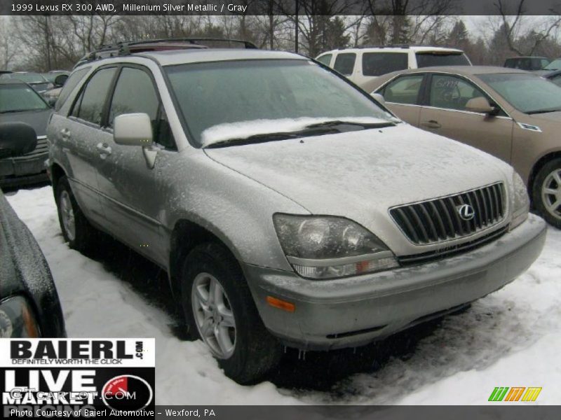 Millenium Silver Metallic / Gray 1999 Lexus RX 300 AWD
