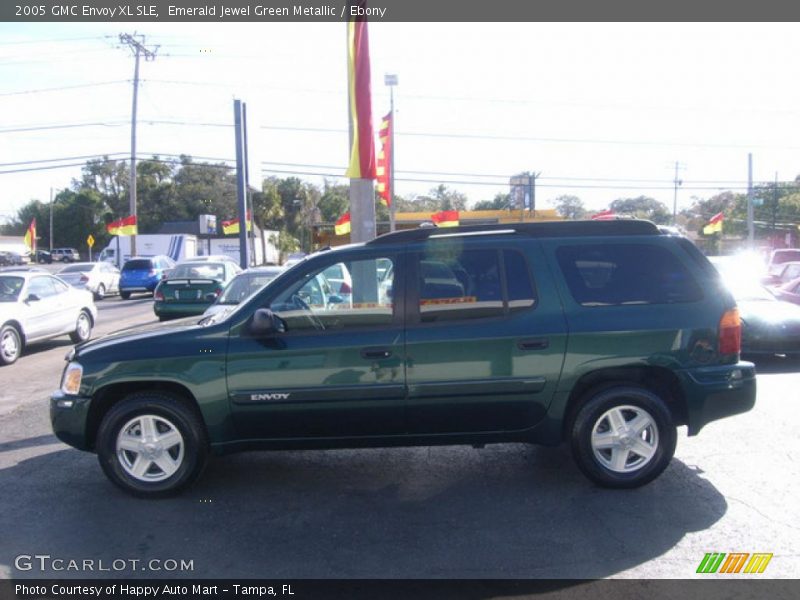Emerald Jewel Green Metallic / Ebony 2005 GMC Envoy XL SLE