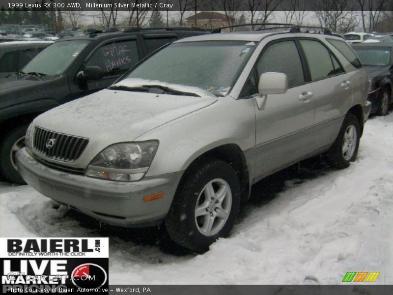 Millenium Silver Metallic / Gray 1999 Lexus RX 300 AWD