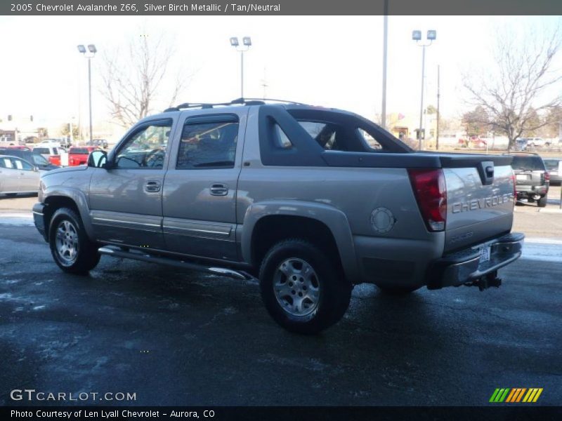 Silver Birch Metallic / Tan/Neutral 2005 Chevrolet Avalanche Z66