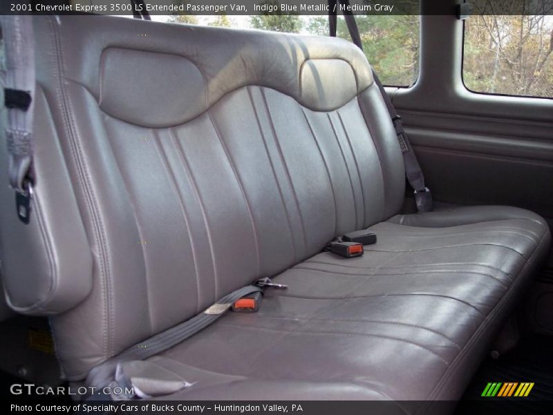 Indigo Blue Metallic / Medium Gray 2001 Chevrolet Express 3500 LS Extended Passenger Van