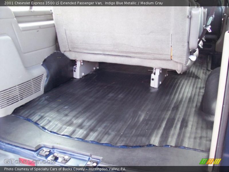 Indigo Blue Metallic / Medium Gray 2001 Chevrolet Express 3500 LS Extended Passenger Van