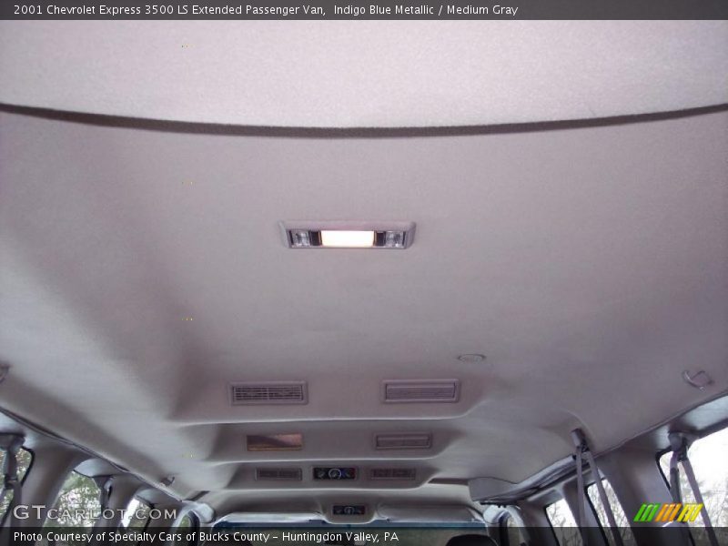  2001 Express 3500 LS Extended Passenger Van Medium Gray Interior