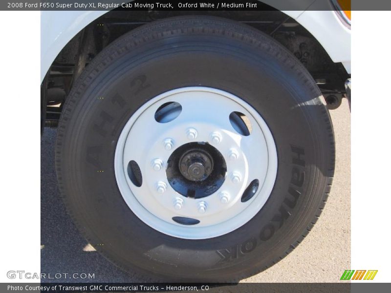Oxford White / Medium Flint 2008 Ford F650 Super Duty XL Regular Cab Moving Truck