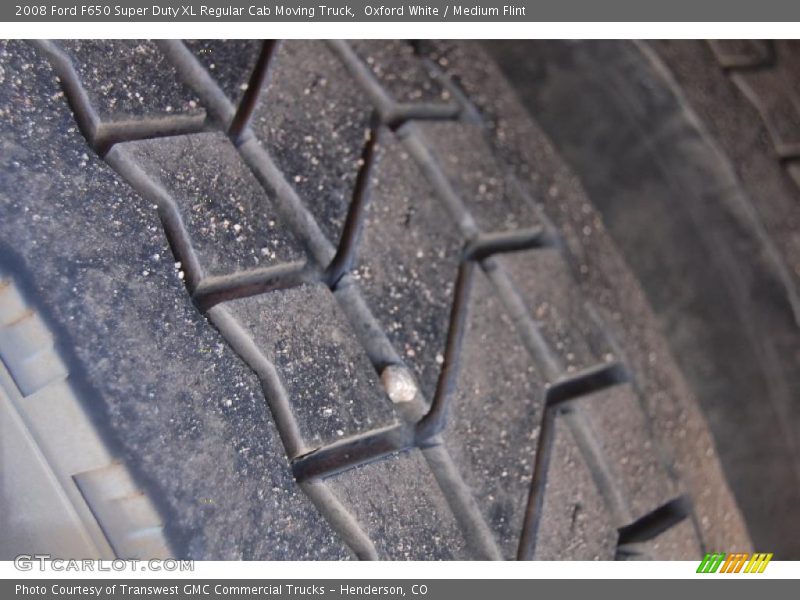 Oxford White / Medium Flint 2008 Ford F650 Super Duty XL Regular Cab Moving Truck