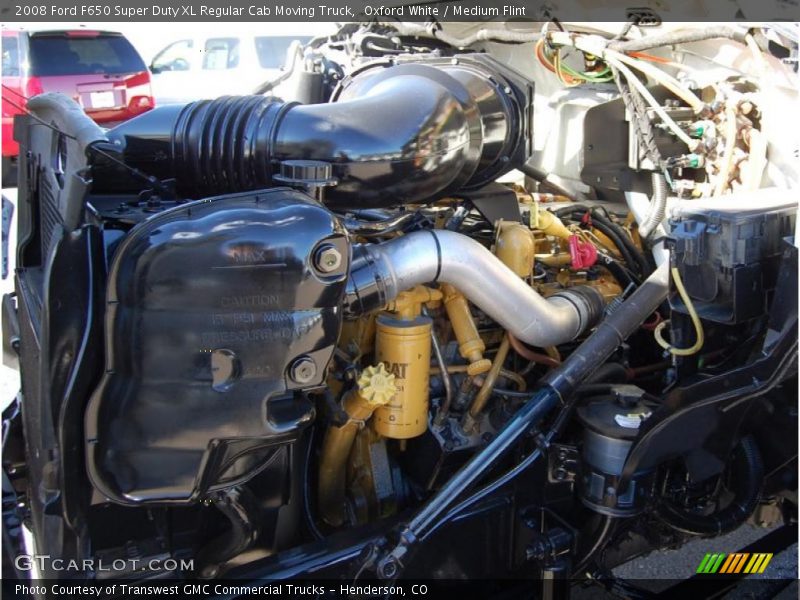 Oxford White / Medium Flint 2008 Ford F650 Super Duty XL Regular Cab Moving Truck