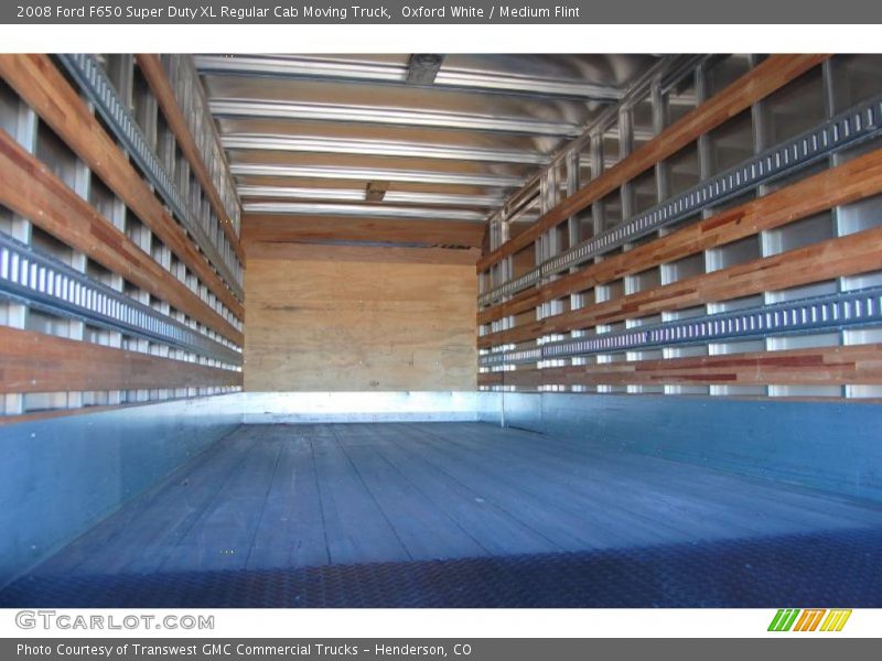 Oxford White / Medium Flint 2008 Ford F650 Super Duty XL Regular Cab Moving Truck