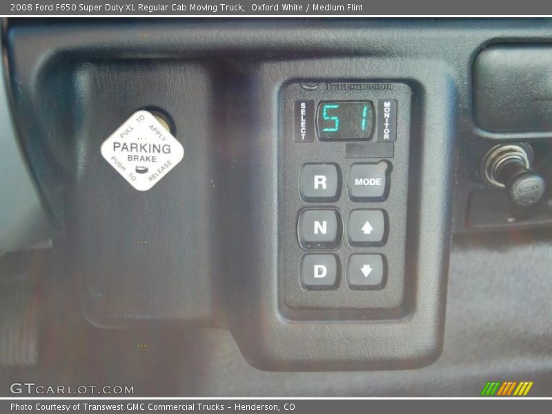 Oxford White / Medium Flint 2008 Ford F650 Super Duty XL Regular Cab Moving Truck