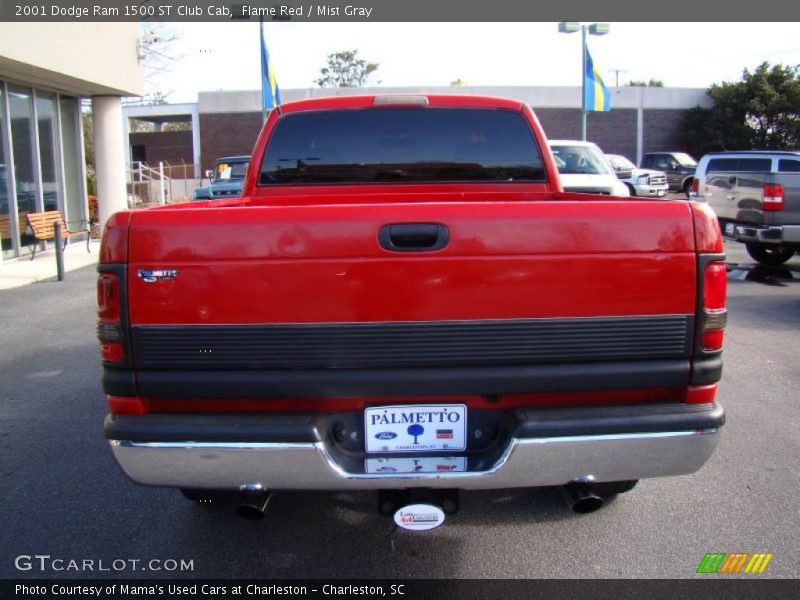 Flame Red / Mist Gray 2001 Dodge Ram 1500 ST Club Cab