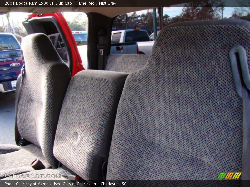 Flame Red / Mist Gray 2001 Dodge Ram 1500 ST Club Cab