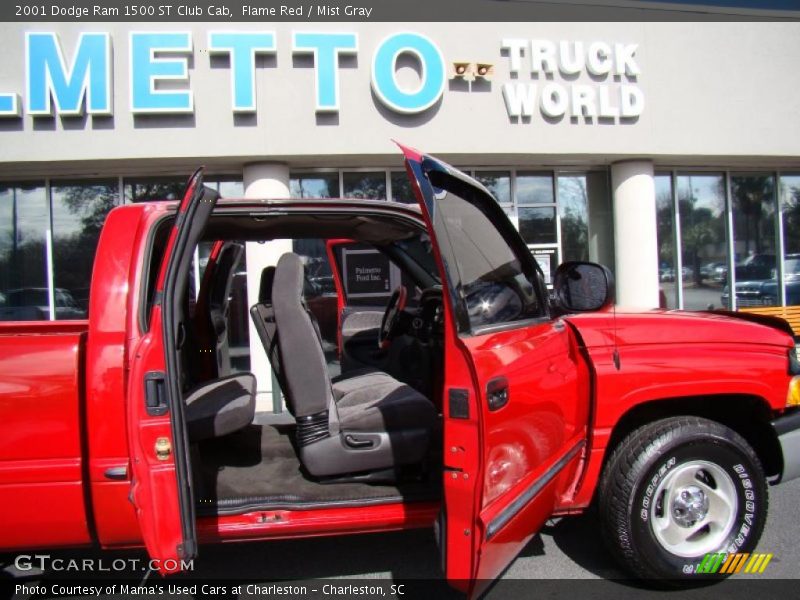 Flame Red / Mist Gray 2001 Dodge Ram 1500 ST Club Cab