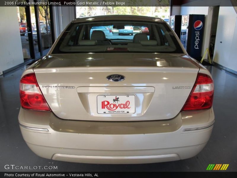 Pueblo Gold Metallic / Pebble Beige 2006 Ford Five Hundred Limited