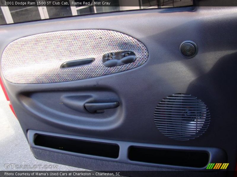 Flame Red / Mist Gray 2001 Dodge Ram 1500 ST Club Cab