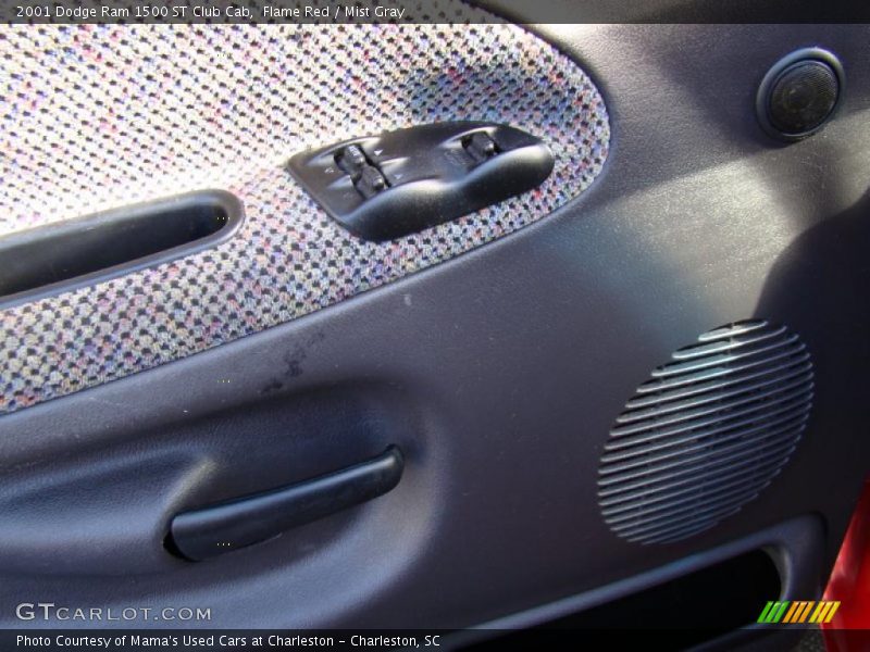 Flame Red / Mist Gray 2001 Dodge Ram 1500 ST Club Cab