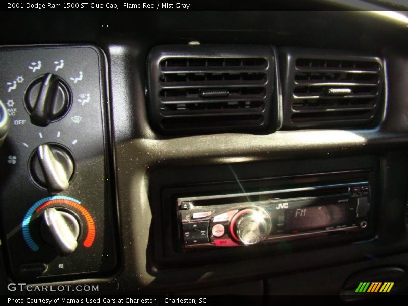 Flame Red / Mist Gray 2001 Dodge Ram 1500 ST Club Cab