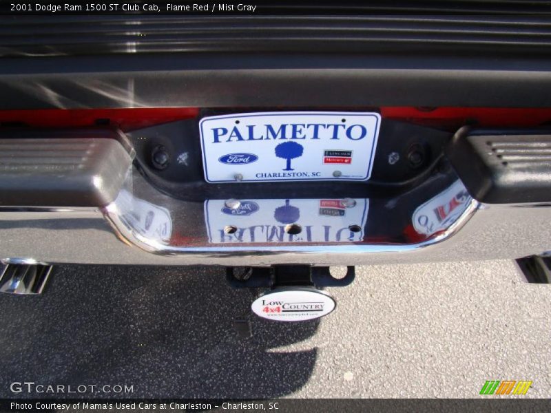 Flame Red / Mist Gray 2001 Dodge Ram 1500 ST Club Cab