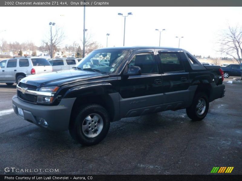 Onyx Black / Graphite 2002 Chevrolet Avalanche Z71 4x4