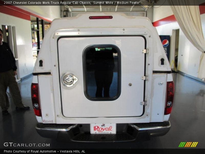 Summit White / Medium Pewter 2007 Chevrolet Colorado Work Truck Regular Cab Chassis