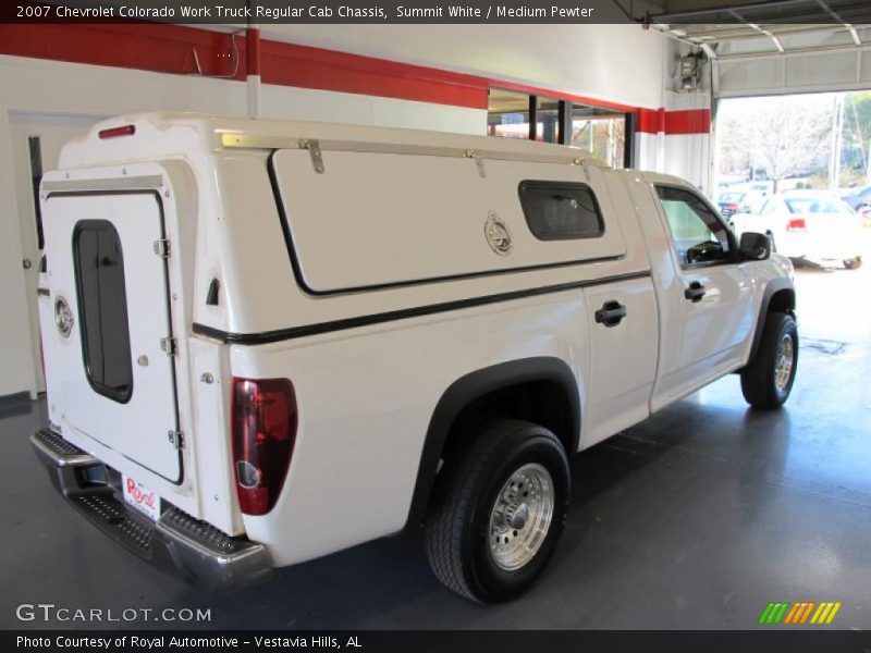 Summit White / Medium Pewter 2007 Chevrolet Colorado Work Truck Regular Cab Chassis