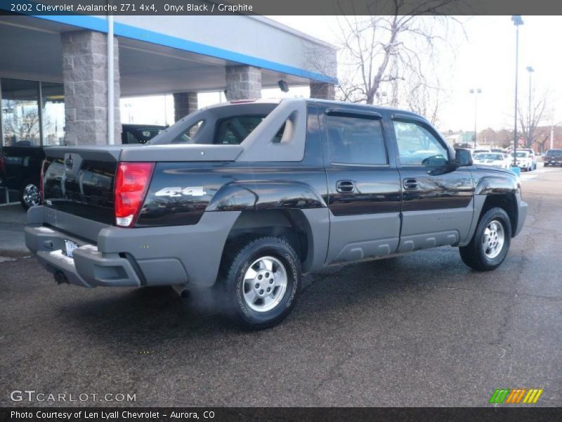 Onyx Black / Graphite 2002 Chevrolet Avalanche Z71 4x4