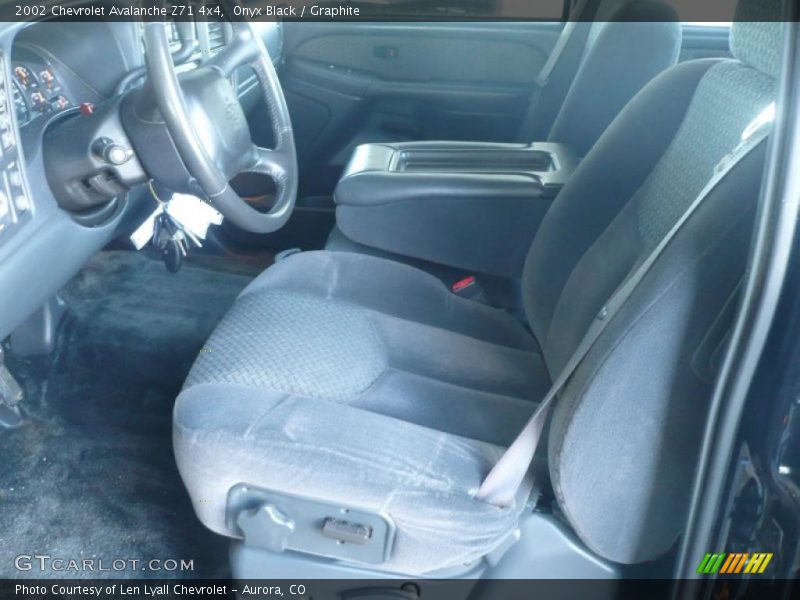 Onyx Black / Graphite 2002 Chevrolet Avalanche Z71 4x4