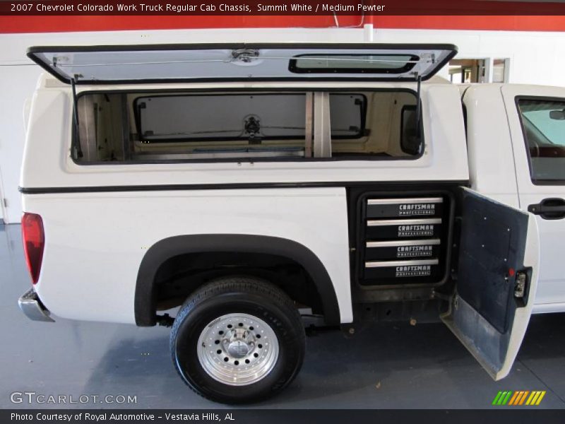 Summit White / Medium Pewter 2007 Chevrolet Colorado Work Truck Regular Cab Chassis