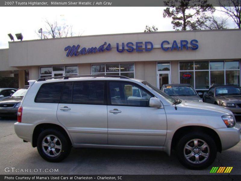 Millenium Silver Metallic / Ash Gray 2007 Toyota Highlander