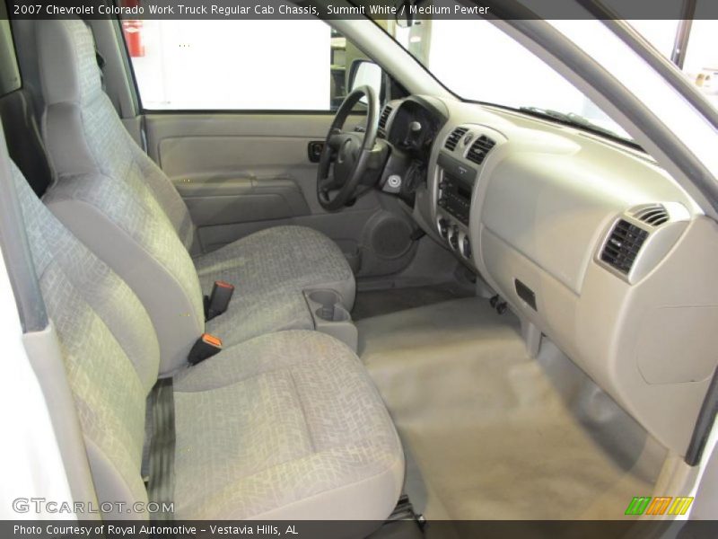 Summit White / Medium Pewter 2007 Chevrolet Colorado Work Truck Regular Cab Chassis