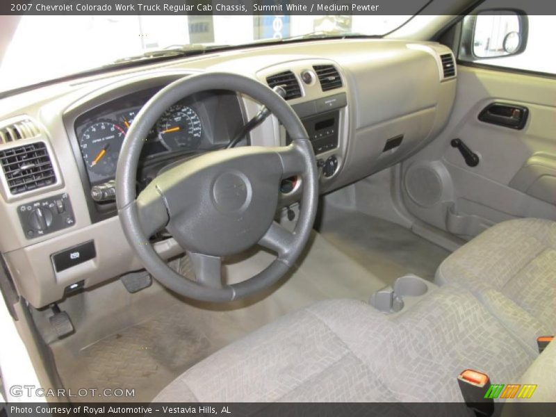 Summit White / Medium Pewter 2007 Chevrolet Colorado Work Truck Regular Cab Chassis