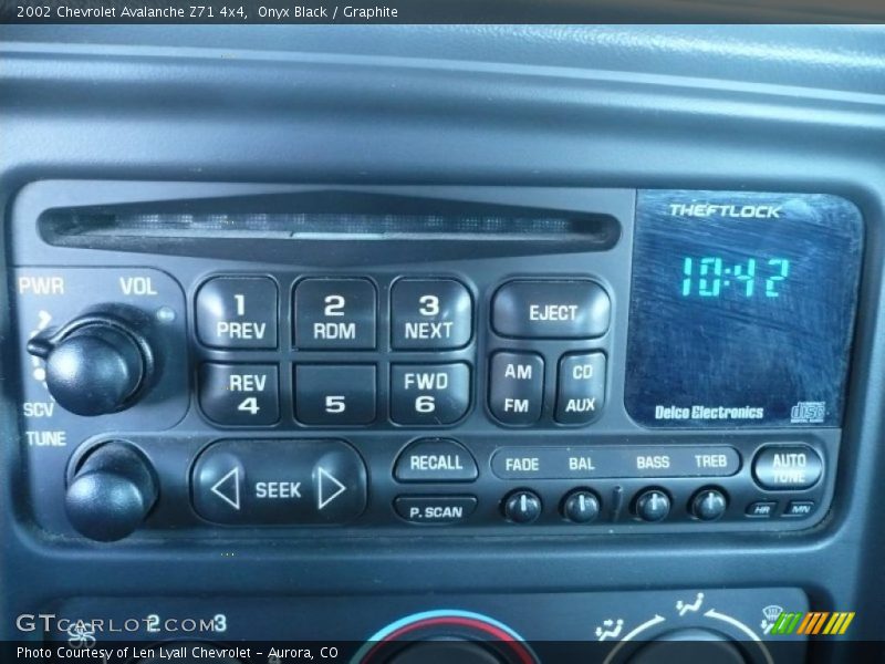 Onyx Black / Graphite 2002 Chevrolet Avalanche Z71 4x4