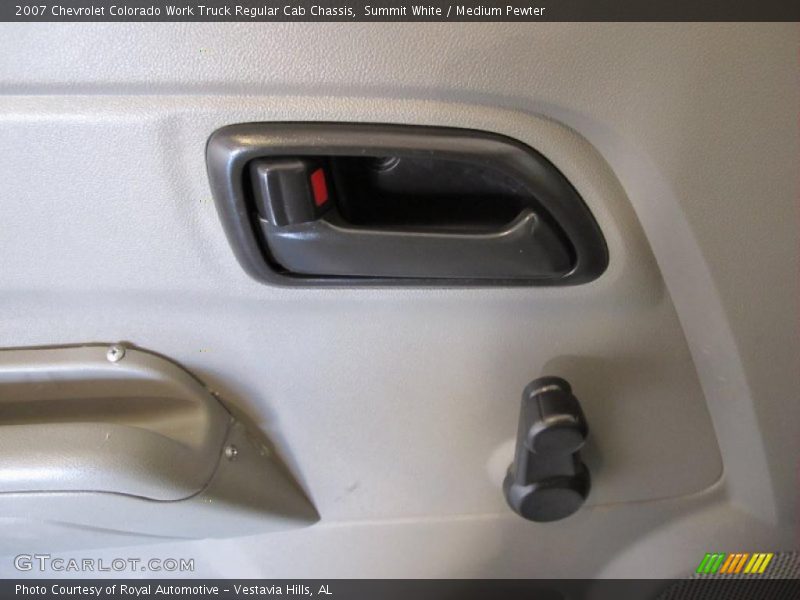 Summit White / Medium Pewter 2007 Chevrolet Colorado Work Truck Regular Cab Chassis