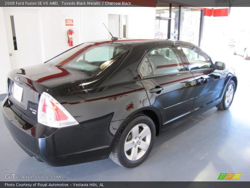 Tuxedo Black Metallic / Charcoal Black 2008 Ford Fusion SE V6 AWD
