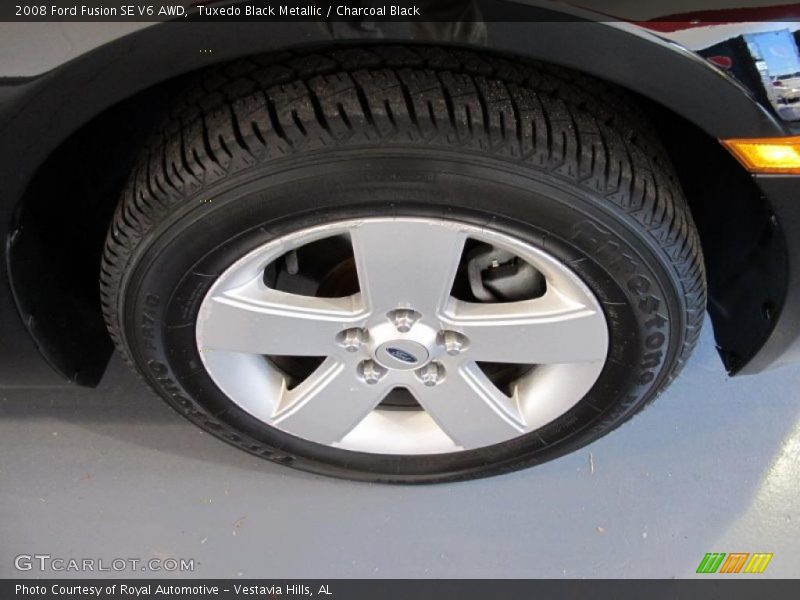 Tuxedo Black Metallic / Charcoal Black 2008 Ford Fusion SE V6 AWD