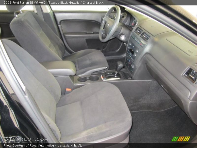Tuxedo Black Metallic / Charcoal Black 2008 Ford Fusion SE V6 AWD