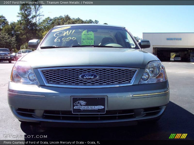 Titanium Green Metallic / Pebble 2007 Ford Five Hundred SEL
