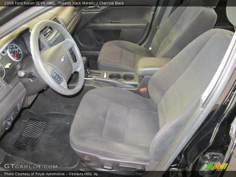 Tuxedo Black Metallic / Charcoal Black 2008 Ford Fusion SE V6 AWD