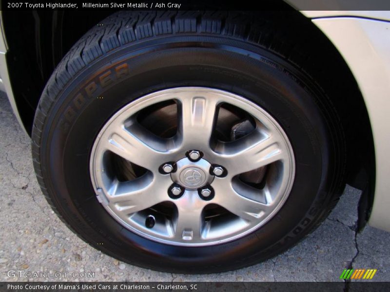 Millenium Silver Metallic / Ash Gray 2007 Toyota Highlander