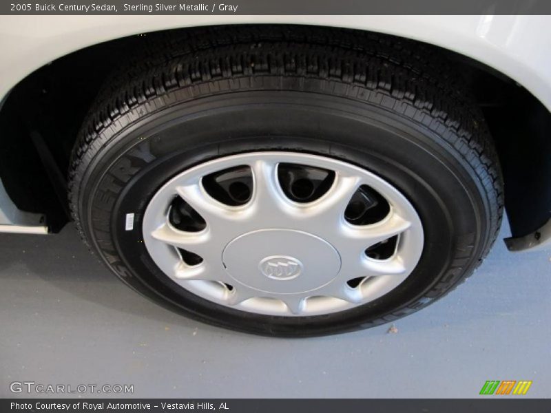 Sterling Silver Metallic / Gray 2005 Buick Century Sedan