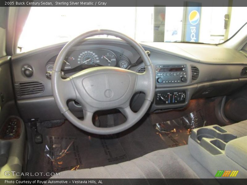 Sterling Silver Metallic / Gray 2005 Buick Century Sedan