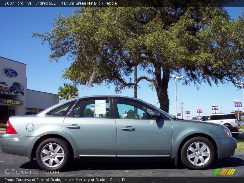 Titanium Green Metallic / Pebble 2007 Ford Five Hundred SEL