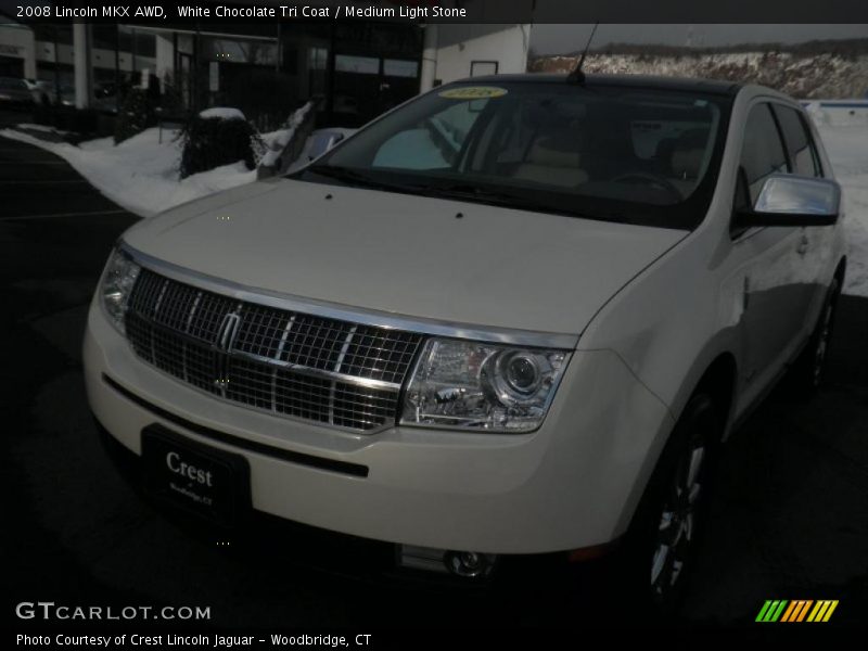 White Chocolate Tri Coat / Medium Light Stone 2008 Lincoln MKX AWD